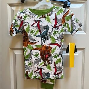 Dinosaur Print Kids Pajama Set